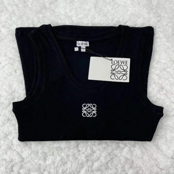 Loewe Black Ribbed Tank Top - Picture 2 of 4